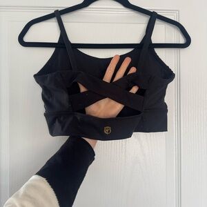 Born Primitive Black Sparkle Leggings and Matching Sports Bra - Women's